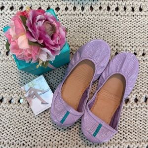 Tieks Women’s Flats in Lavender Patent-Pastel Collection-Limited number sold-NIB